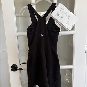 ALO Yoga Black Midi Dress